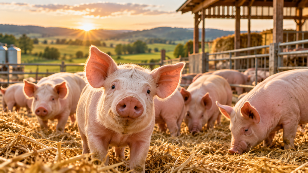 Sprijin pentru crescătorii de porci din România, fermă de porcine