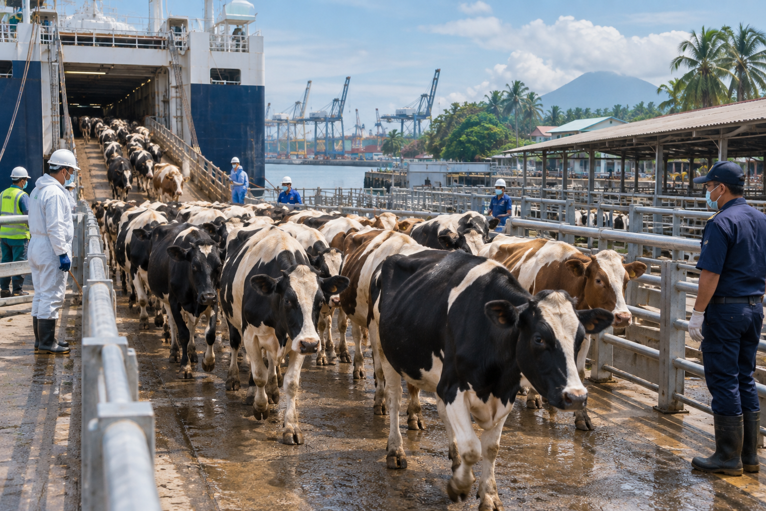 Indonezia importă vaci australiene pentru a-și crește producția de lapte