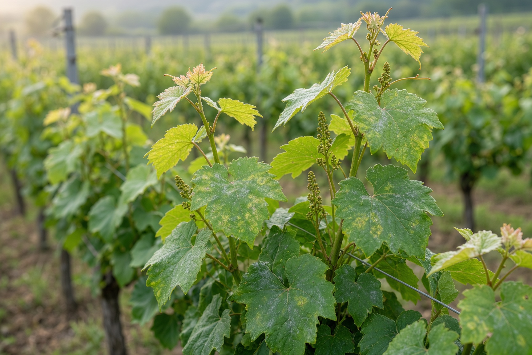 Bolile viței-de-vie: ce urmărești după pornirea în vegetație